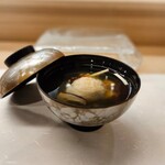 鮨処 暁 -akatsuki- - ■帆立しんじょうと松茸のお椀