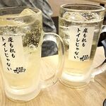 居酒屋 魚と焼鳥 鶏ヤロー! - 普通の「トリスハイボール」（88円）２杯め