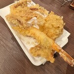 香川 一福 神田店 - 海老天、とり天、ゲソ天