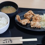唐揚げ食堂 ごいち - ミニまんぷく定食（塩唐揚げ定食・ライス小）