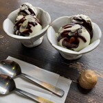 VANITOY BAGEL - サービスしてくれたアイスクリーム