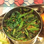 カンティプール - ほうれん草炒め