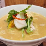 銀座 篝 - 特製鶏白湯醤油