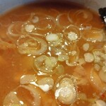 つけ麺屋 やすべえ - つけ汁アップ