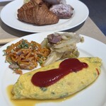 ハイアットリージェンシー 瀬良垣アイランド沖縄 - オムレツは出来立て！