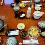 鹿乃屋旅館 - 朝食全景