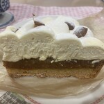 La patisserie TAKAHIRO MARUYAMA - キャラメルバナールタルト断面