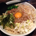 宝堂 - まぜそば大盛サービス¥650