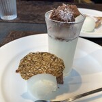 キャトルエピス - コースのデザートその１　和栗スイーツ