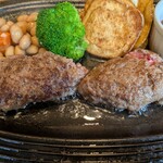 きっちんハウスカントリー - レアハンバーグステーキ120g