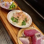 乍旨司 - お造り三種盛り