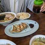 北珍 - Cセット1100円 （こってりラーメン・半チャーハン・餃子）