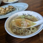 北珍 - Cセット1100円 （こってりラーメン・半チャーハン・餃子）