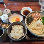 純手打ち讃岐うどん すぎしん - 平日限定うどん定食1,150円