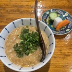 あかぎ - 鮟鱇雑炊、糠漬け