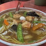 アサヒ軒 - 海老うま煮そば1,290円