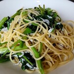 325581941 - シラスと地物野菜のペペロンチーノ