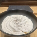 酒彩蕎麦 初代 恵比寿店 - 白いカレーうどん