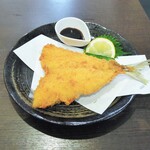 奥出雲 そば処 一福 - アジフライ