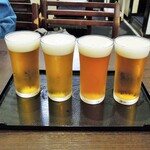 奥出雲 そば処 一福 - クラフトビール四種飲み比べ