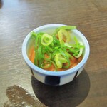 奥出雲 そば処 一福 - イカウニ(飲み比べについてくるアテ)