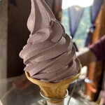 道の駅 木曽福島 - 料理写真:ブルーベリーソフトクリーム
