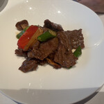 中国料理 星ヶ岡 - 和牛のオイスターソース炒め