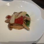 中国料理 星ヶ岡 - 金目鯛と筍の塩炒め