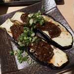 魚豪商コダマ - サービスの焼き茄子