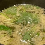 江戸前 鮨 服部 - お味噌汁～～