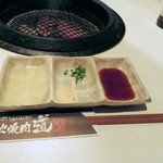炭火焼肉 道 - タレ。