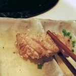 炭火焼肉 道 - レモン汁がぴったり。