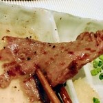 炭火焼肉 道 - レモン汁のみでいただけます。