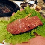 炭火焼肉 道 - 脂の甘みも感じました。