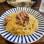 スパゲティハウス HIROSHI - カルボナーラ炭焼風　普通でもボリュームあり