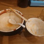 麺屋 みそいち - 完食です