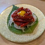 韓国料理 Taon - マグロのユッケ風