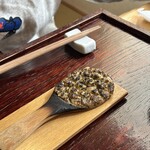 蕎麦にしざわ - この蕎麦味噌250円はお得過ぎる