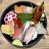 高木鮮魚店 - 活きなたかぎの漁師めし ご飯大盛り 上から