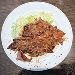 キャトルラパン - ステーキランチ400g 毛沢東スパイス 上から