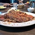 キャトルラパン - ステーキランチ400g 毛沢東スパイス 正面から