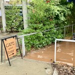 ラ・ローズ・ジャポネ - ▪カフェ入口