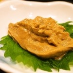 すし処しあわせ - ズワイガニのみそ