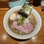 焼きあご煮干しらぁめん はなかぜ - 料理写真:味玉焼きあご煮干し塩らぁめん