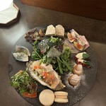 中野レンガ坂 洋食堂 葡萄 - 前菜盛り合わせ10種