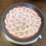 石臼玄麦自家製らーめん 丸竈 - 料理写真:鶏白湯らーめん(塩 背脂あり)➕一面なると