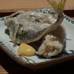 日本料理FUJI - 焼津小川港定置網活〆唐揚げ静岡産あさはた蓮根おかき揚げ