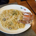 ウィンクル - カニのクリームパスタ