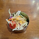 MELAケバブ - チキンケバブサンドセット（サラダ）