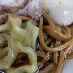 自家製手打ち麺 禿 - 細切りメンマ＆麺
